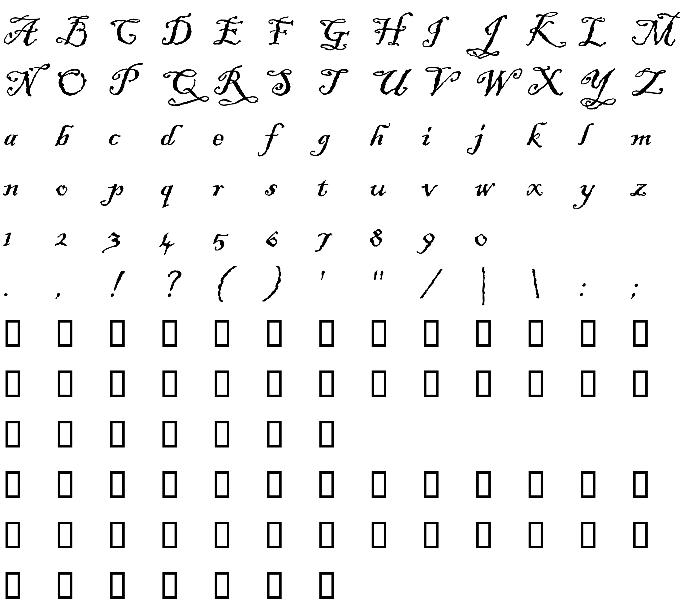 Шрифт Blackadder ITC