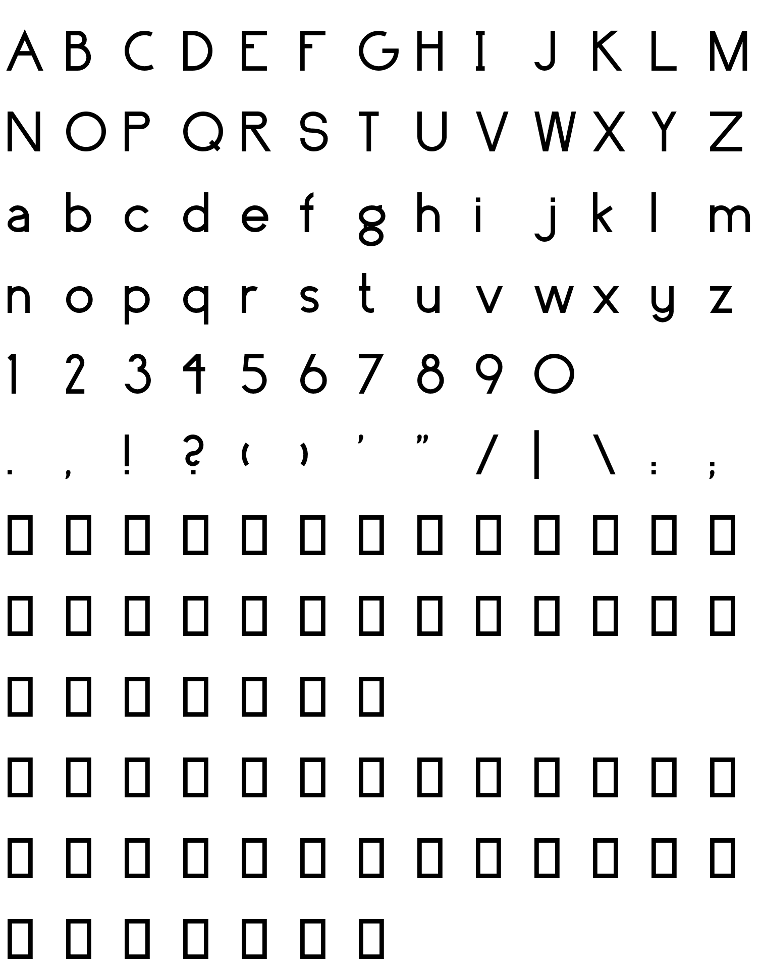 Шрифт surrounding-reg