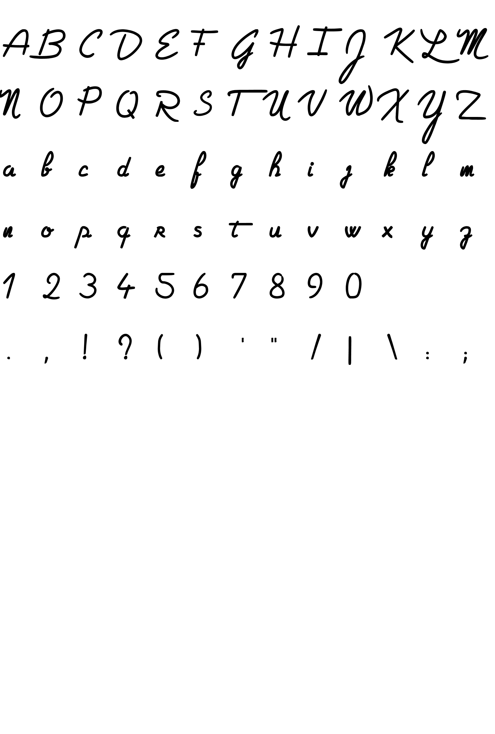 Шрифт Gelatina Elemente