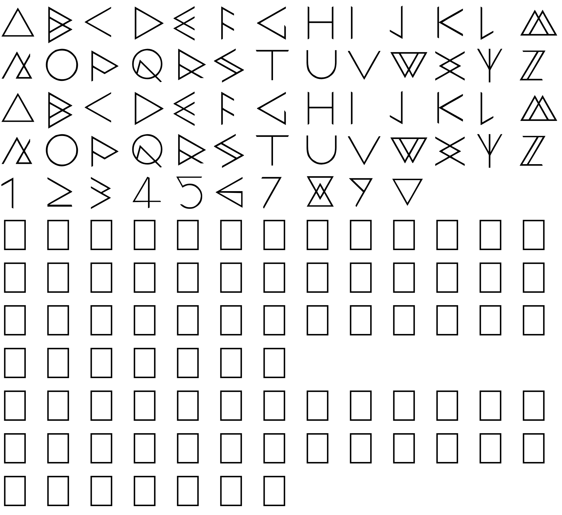 Шрифт Quarz 974 Light