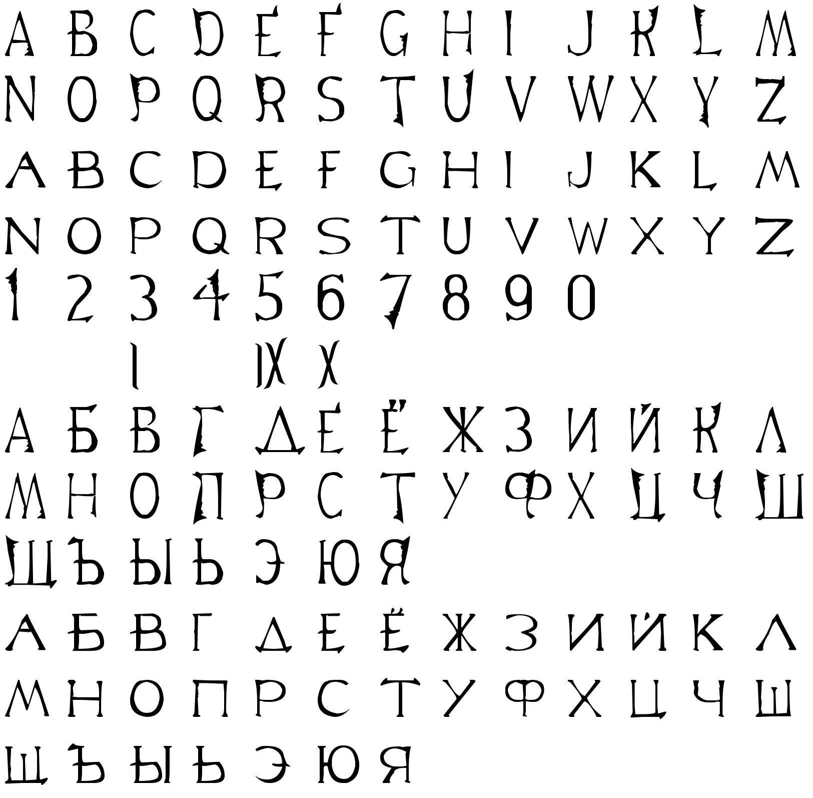 Шрифт Lineage 2 Font