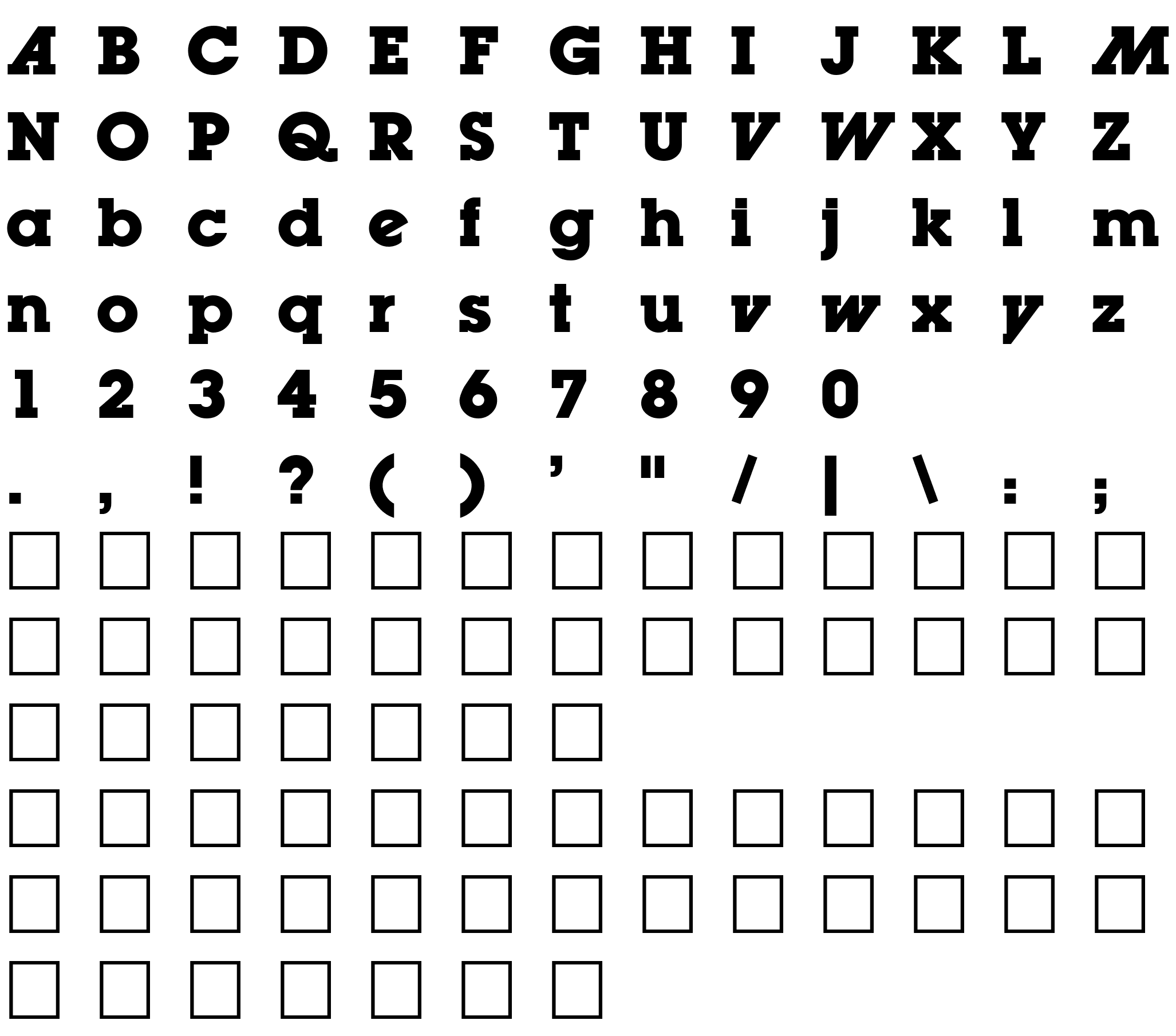 Шрифт LugaAd Bold