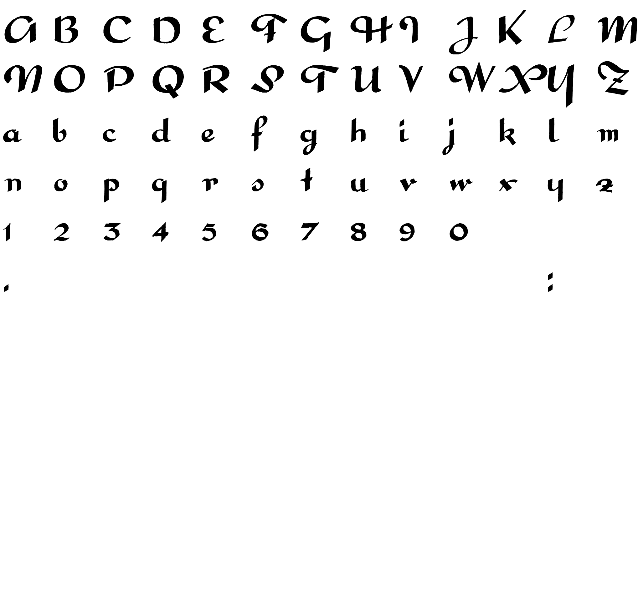 Шрифт Interdite Script