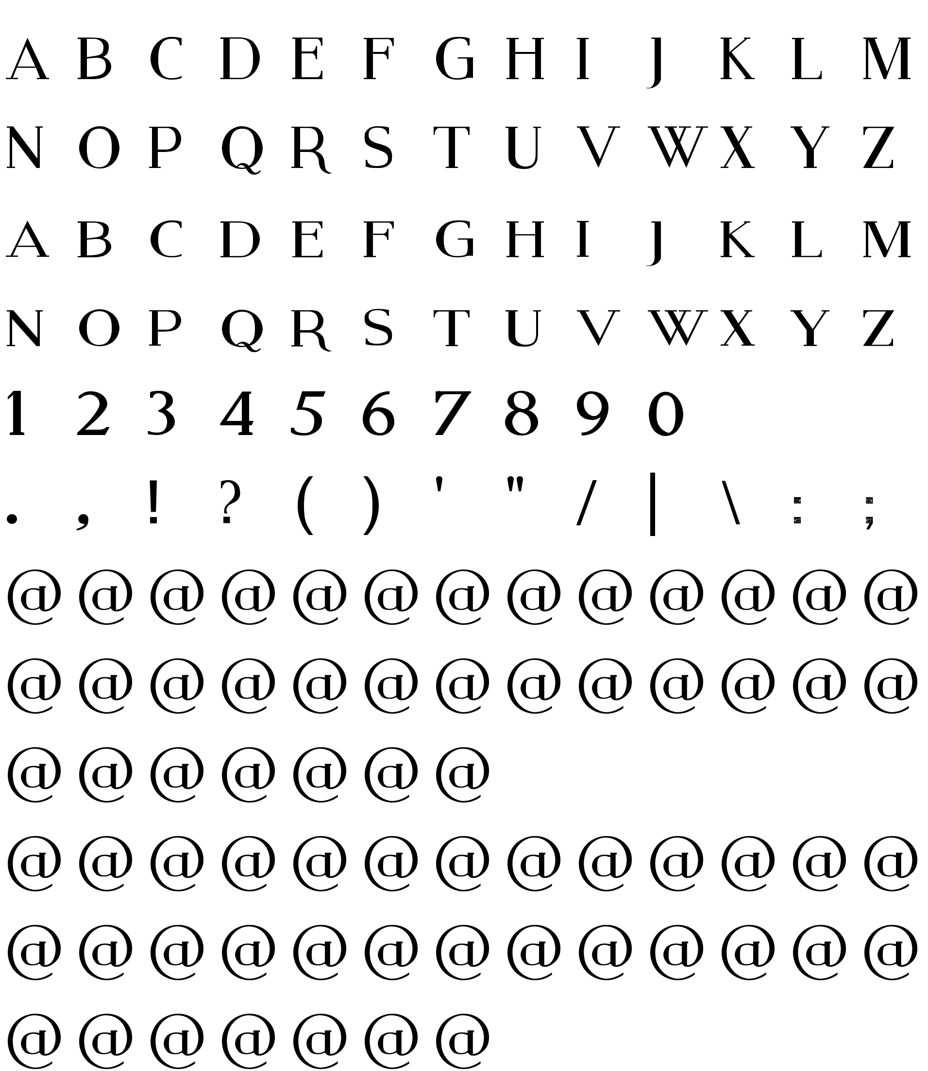 Шрифт Modern Serif