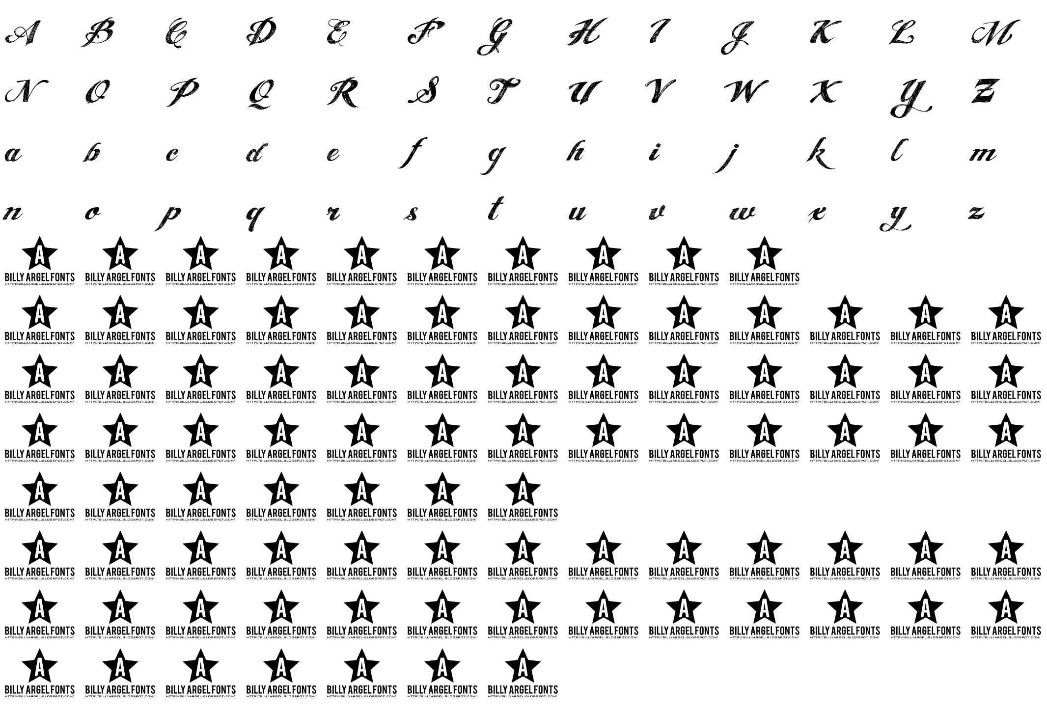 Шрифт ANGELTEARS-trial