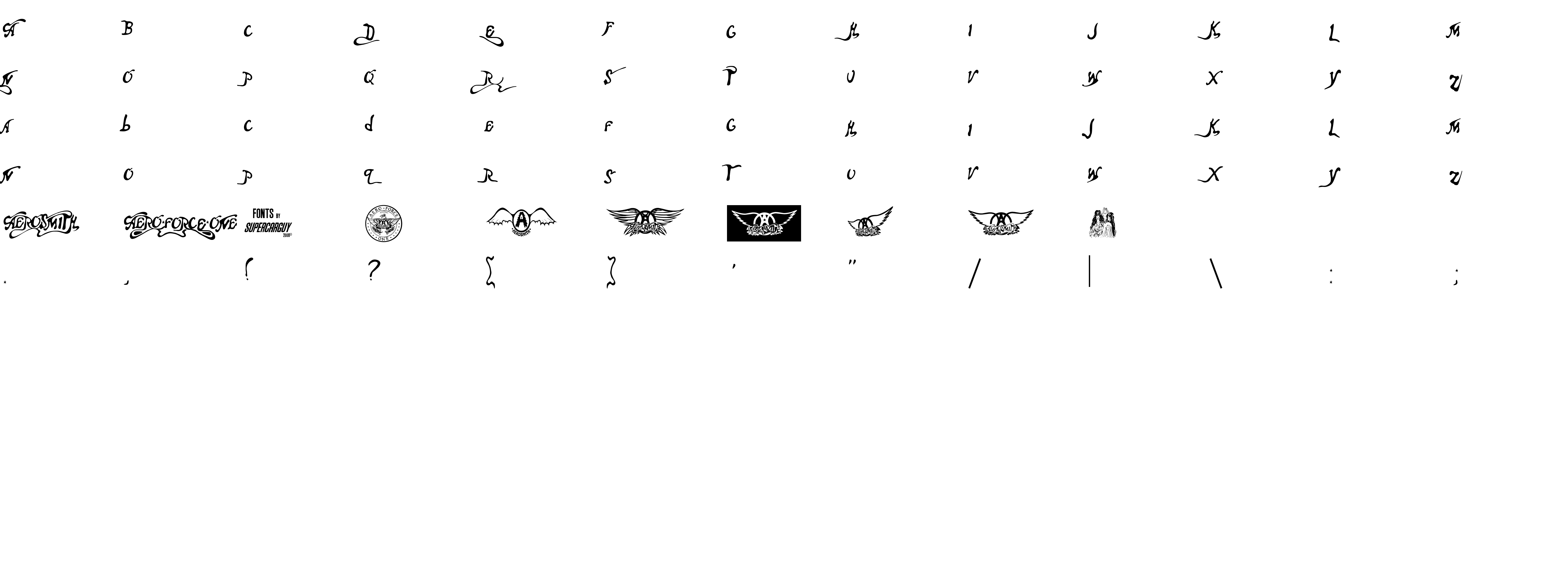 Шрифт Aero Font One