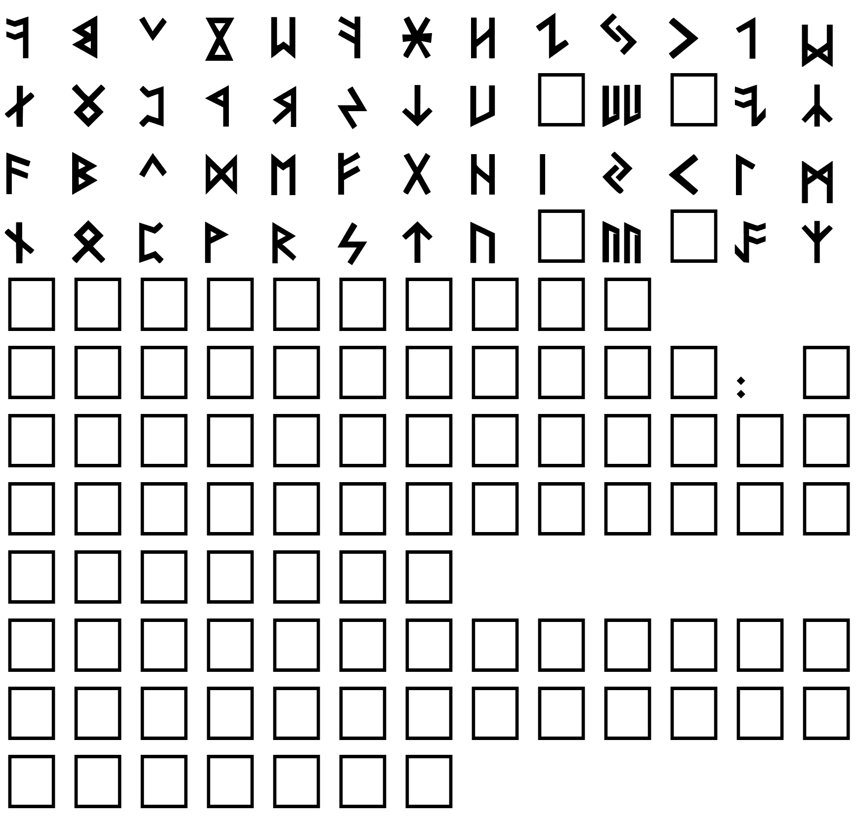 Шрифт folksa:g Regular